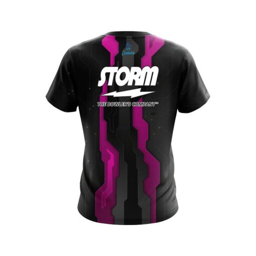 Storm Sport Technology Pink CoolWick Bowling Jersey - Image 2