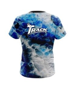 Alternative view of Track Blue Marble Onyx CoolWick Bowling Jersey