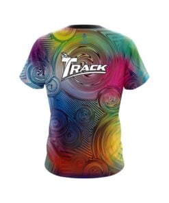Alternative view of Track Blurry Vortex CoolWick Bowling Jersey