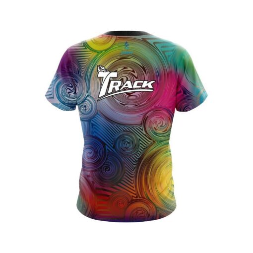 Track Blurry Vortex CoolWick Bowling Jersey - Image 2