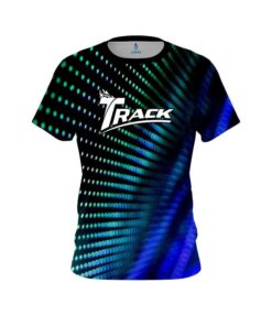 Track Electronic Wave Aqua CoolWick Bowling Jersey