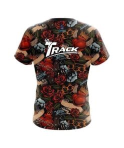 Alternative view of Track Love Kills  CoolWick Bowling Jersey