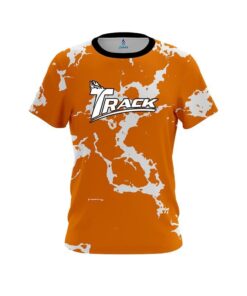 Track Orange Shock CoolWick Bowling Jersey