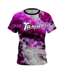 Track Pink Marble Onyx CoolWick Bowling Jersey