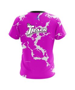 Alternative view of Track Pink Shock CoolWick Bowling Jersey