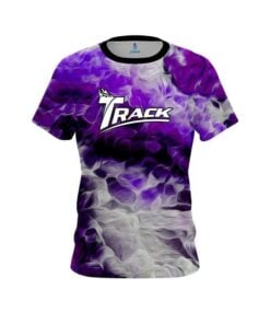 Track Purple Marble Onyx CoolWick Bowling Jersey