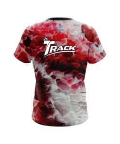 Alternative view of Track Red Marble Onyx CoolWick Bowling Jersey