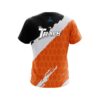 Track Split Power Orange CoolWick Bowling Jersey - Image 2
