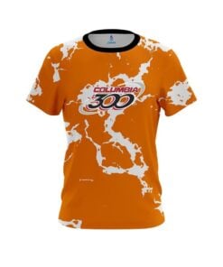 Columbia 300 Orange Shock CoolWick Bowling Jersey
