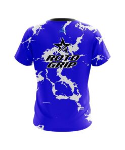 Alternative view of Roto Grip Blue Shock CoolWick Bowling Jersey