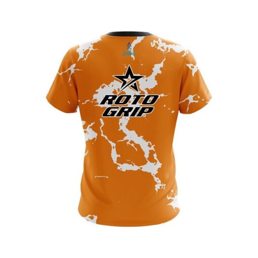 Roto Grip Orange Shock CoolWick Bowling Jersey - Image 2