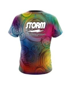 Alternative view of Storm Blurry Vortex CoolWick Bowling Jersey