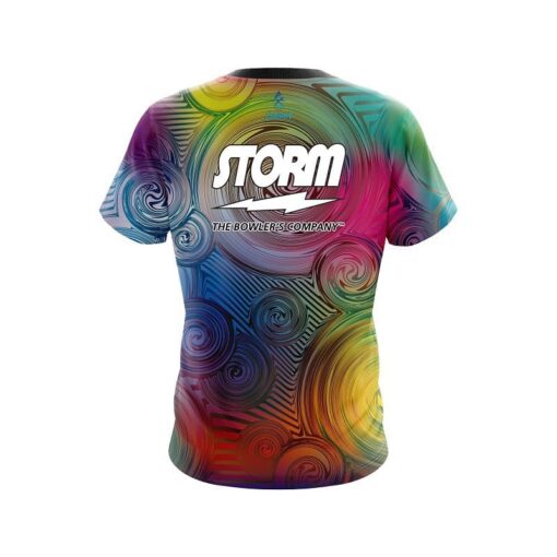 Storm Blurry Vortex CoolWick Bowling Jersey - Image 2