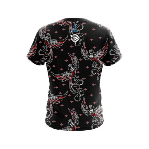 12Bagger Phoenix Break Red CoolWick Bowling Jersey - Image 2