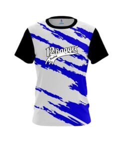 12Bagger Athlete Bolt Blue CoolWick Bowling Jersey