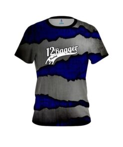 12Bagger Blue Rigid Steel CoolWick Bowling Jersey