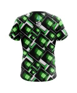 Alternative view of 12Bagger Conception Green CoolWick Bowling Jersey