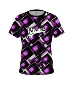 12Bagger Conception Purple CoolWick Bowling Jersey