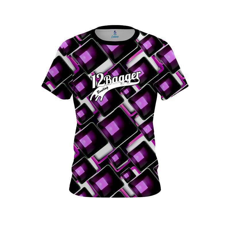 12Bagger Conception Purple CoolWick Bowling Jersey