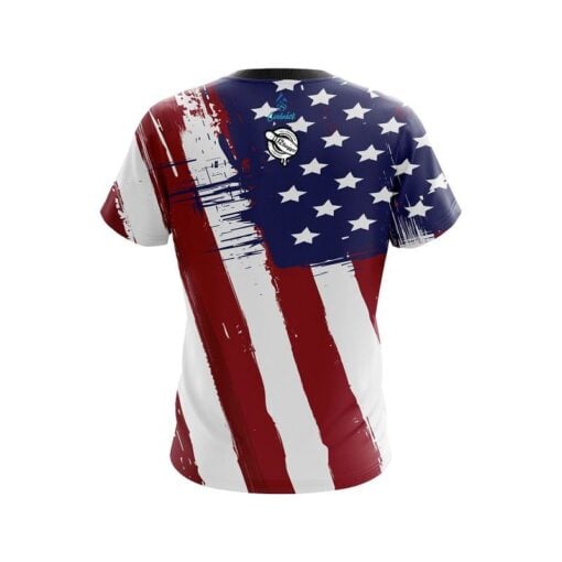 12Bagger Painted Flag CoolWick Bowling Jersey - Image 2