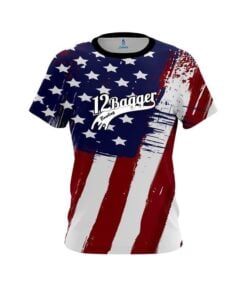 12Bagger Painted Flag CoolWick Bowling Jersey