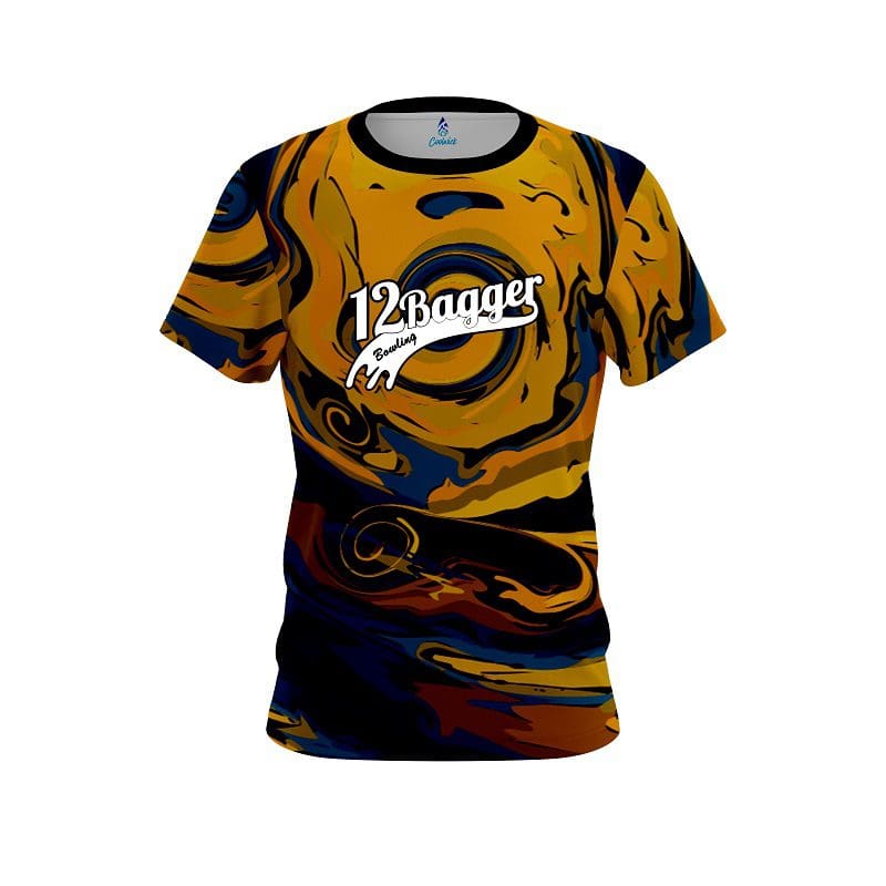 12Bagger Painted Vortex Moon CoolWick Bowling Jersey