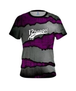 12Bagger Purple Rigid Steel CoolWick Bowling Jersey