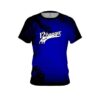 12Bagger Toxic Rugged Smoke Blue CoolWick Bowling Jersey