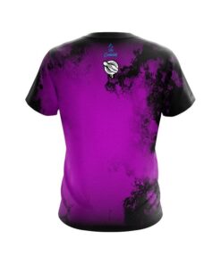 Alternative view of 12Bagger Toxic Rugged Smoke Purple CoolWick Bowling Jersey