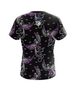 Alternative view of 12Bagger Phoenix Break Purple CoolWick Bowling Jersey