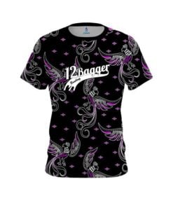 12Bagger Phoenix Break Purple CoolWick Bowling Jersey