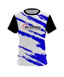 900 Global Athlete Bolt Blue CoolWick Bowling Jersey