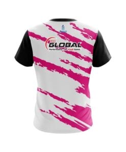 Alternative view of 900 Global Athlete Bolt Pink CoolWick Bowling Jersey