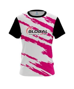 900 Global Athlete Bolt Pink CoolWick Bowling Jersey
