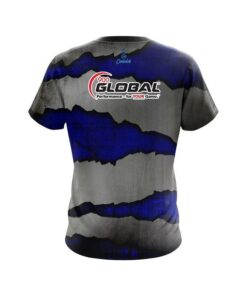 Alternative view of 900 Global Blue Rigid Steel CoolWick Bowling Jersey