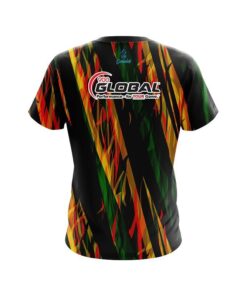 Alternative view of 900 Global Exotic Chaos CoolWick Bowling Jersey