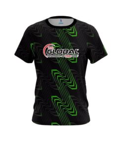 900 Global Halftone Extreme Green CoolWick Bowling Jersey