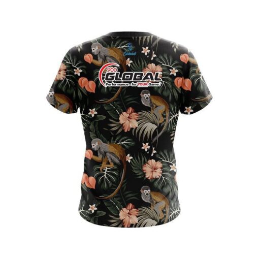 900 Global Monkey Escape CoolWick Bowling Jersey - Image 2
