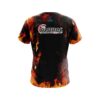 900 Global Orange Flame CoolWick Bowling Jersey - Image 2