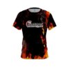 900 Global Orange Flame CoolWick Bowling Jersey