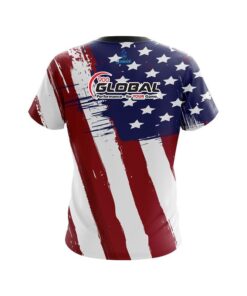 Alternative view of 900 Global Painted Flag CoolWick Bowling Jersey