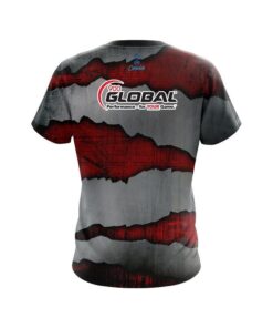 Alternative view of 900 Global Red Rigid Steel CoolWick Bowling Jersey