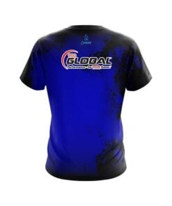 Alternative view of 900 Global Toxic Rugged Smoke Blue CoolWick Bowling Jersey