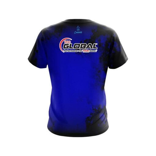 900 Global Toxic Rugged Smoke Blue CoolWick Bowling Jersey - Image 2
