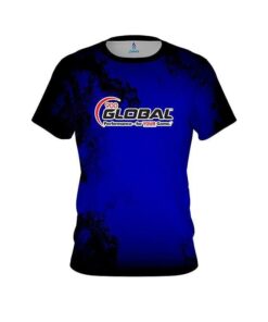 900 Global Toxic Rugged Smoke Blue CoolWick Bowling Jersey