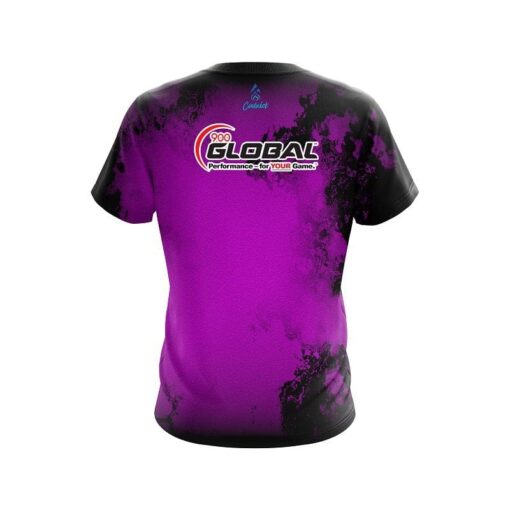 900 Global Toxic Rugged Smoke Purple CoolWick Bowling Jersey - Image 2