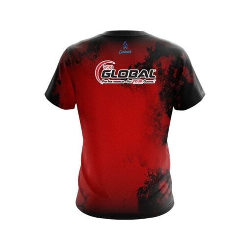 900 Global Toxic Rugged Smoke Red CoolWick Bowling Jersey - Image 2