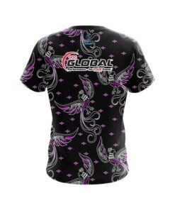 Alternative view of 900 Global Phoenix Break Purple CoolWick Bowling Jersey