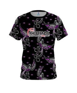900 Global Phoenix Break Purple CoolWick Bowling Jersey