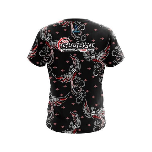 900 Global Phoenix Break Red CoolWick Bowling Jersey - Image 2